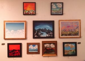 paintings on wall