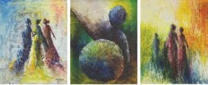 paintings on wall