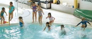 jump in swim