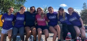 staff of bench- summer camp counselors
