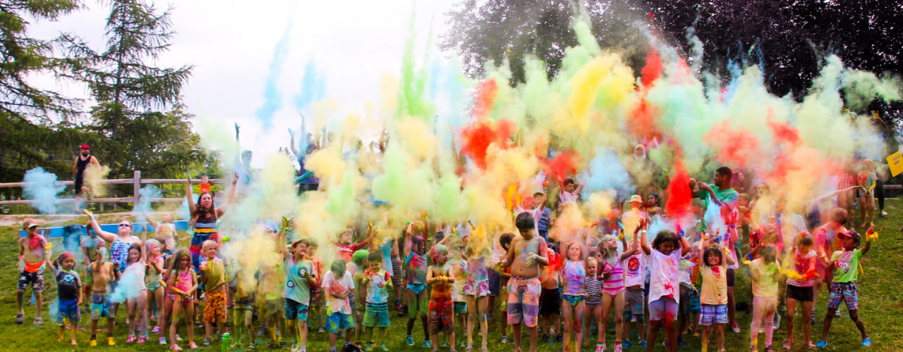 summer camp fun with colours