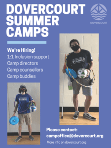 We're hiring! inclusion support, camp directors, counsellors, camp buddies