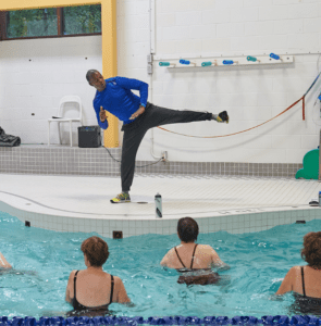 aquafit kicking