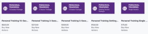 image of personal training sessions
