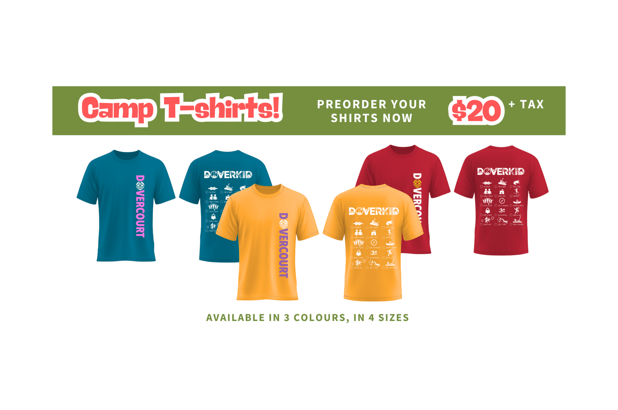 Camp tshirts - preorder now!